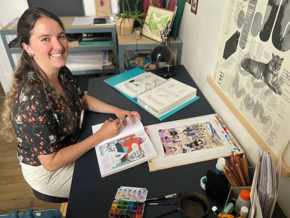 Finistère. Clara Vialletelle signe une BD sur la santé mentale